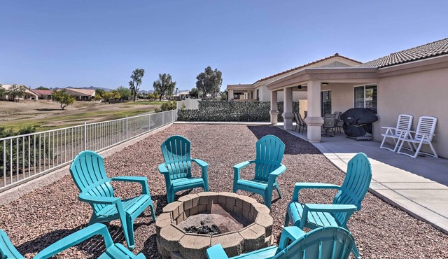 Fort Mohave Home w/ Grill & Golf Course Views!