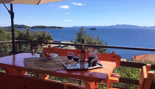 Four-bedroom apartment near beach Prižba, Korčula (A-10061-b)