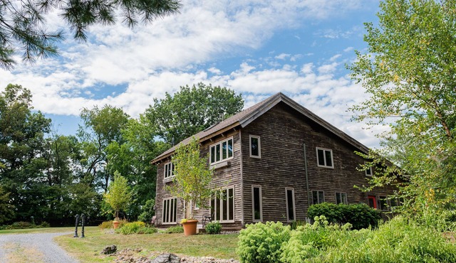 Four Oaks Farm w/Horse Barn, Patio & Gardens