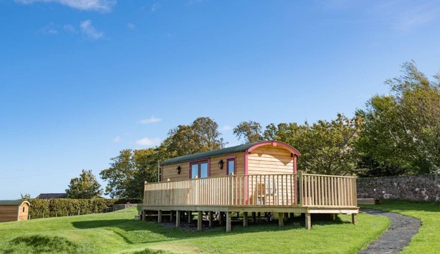 FOXGLOVE SHEPHERD'S HUT, near Berwick upon Tweed - sleeps 4