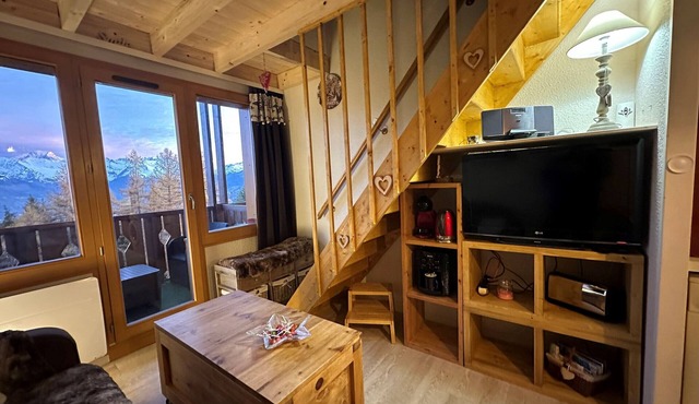Renovated duplex 3R+cab 6 ppl, balcony, Mont Blanc view