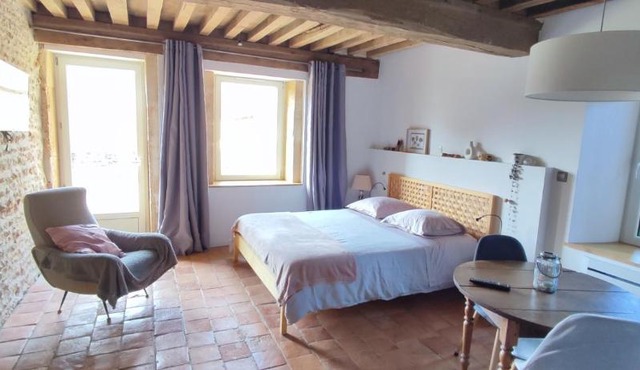 La Coquille, chambre douillette auprès d'un élevage d'escargots