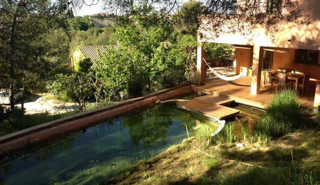 LANGUEDOCIENNE VILLA WITH NATURAL POOL 12 KM FROM VERY QUIET MONTPELLIER