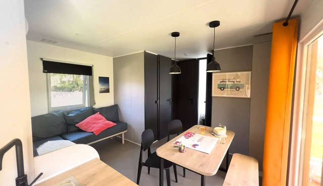 Campsite Le Pont de Mazerat* - Mobile home Select LV Clim Plancha Wifi 3 rooms 4 people