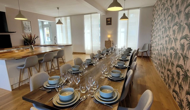 Family gite, SPA, games room with table soccer, pool table