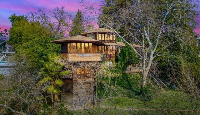 Frank Lloyd Wright Inspired Luxury Treetop Getaway