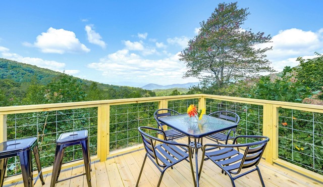 Franklin Cottage: Deck w/Blue Ridge Mtn Views!