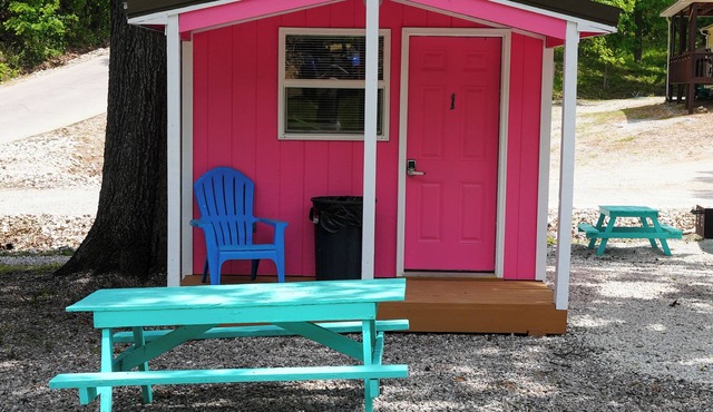 Franky and Louies Pink Cabin 1