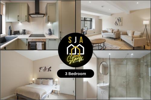 Fraserburgh Residence - SJA Stays - Modern 3 Bed Apartment