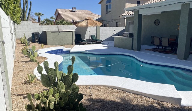 Free Heated Pool! No pet fee! Electric vehicle charger in garage.