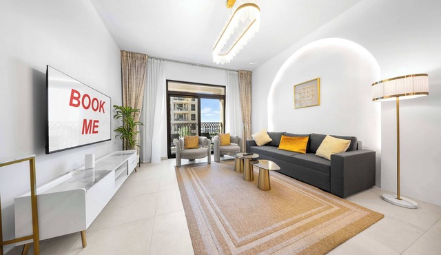 Free housekeeping visits during your stay - StayShort - Bright 1 Bedroom in Madinat Jumeirah Living that Sleeps 4 with Balcony!
