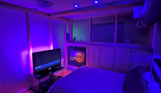 Free parking, Artsy 1BR Downtown Loft w/Fireplace