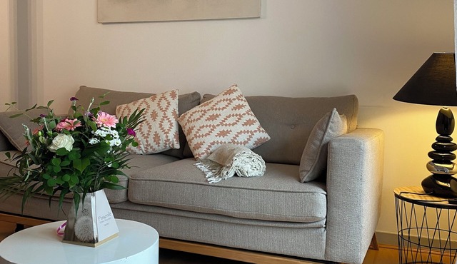 Free private parking, balcony, 2 bedrooms