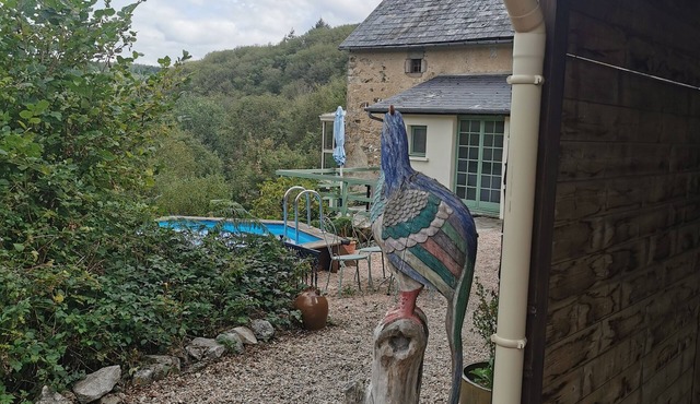 French dog friendly gite adjacent to a farmhouse converted as a residence.