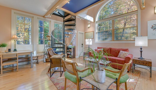 French Broad River Access: Whimsical Gem w/Deck