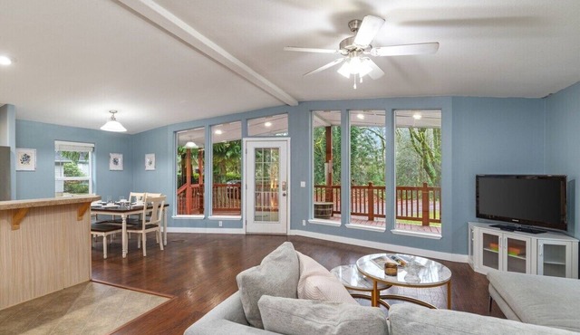 French Country Home In the Woods