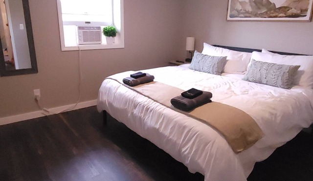 Freshly updated apartment with ample outdoor space