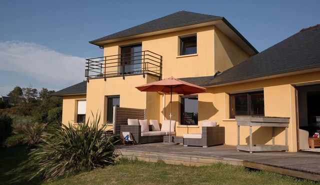 Friendly villa 150m from Aber Benoît