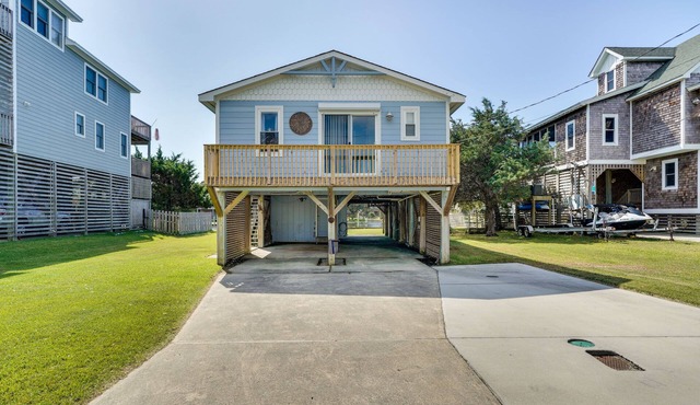 Frisco Coastal Paradise w/Boat Dock & Water Views