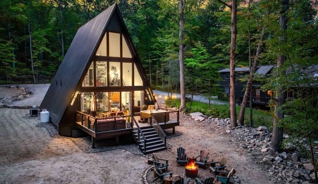Frog Hollow | A-Frame Retreat by Stay with Branch