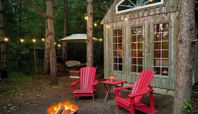 FROG HOUSE - ROMANTIC - OFF GRID - WINE TRAIL CABIN - Pet Friendly! Year round.