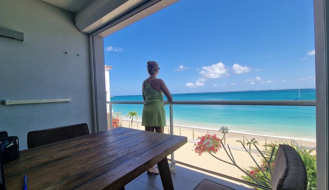 Front Beach in Grand Case Saint Martin