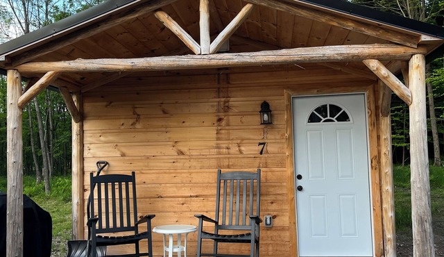 Front porch sitting Tiny home