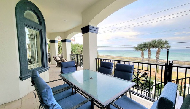 Front Row Beach House 6BR/5.5 bath private pool and private beach access.