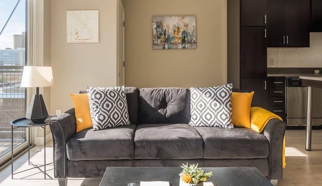 Frontdesk | Sleek Minneapolis 1BR near the River