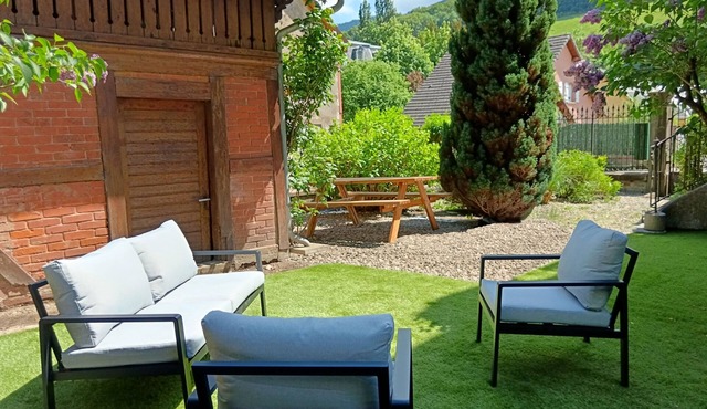Full accommodation + exterior (balcony and garden) 126 m2, 4 bedrooms 8 people