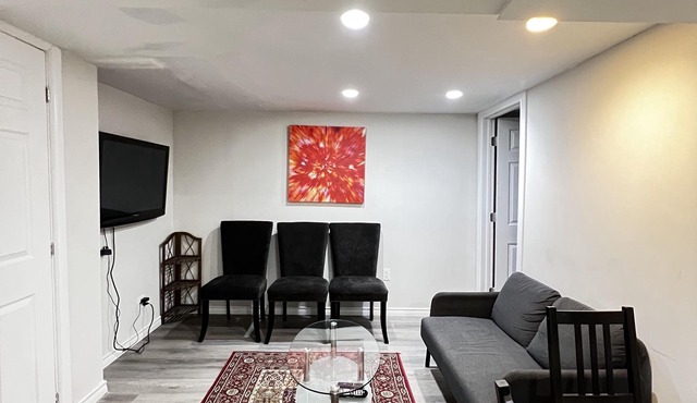 Full FurnishednFreshly renovated cozy basementn5 minutes to Upper Canada Mall