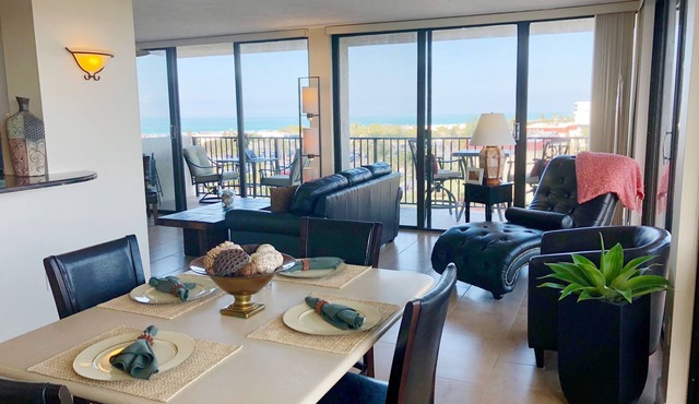 Full Gulf Views Across from Siesta Key Beach