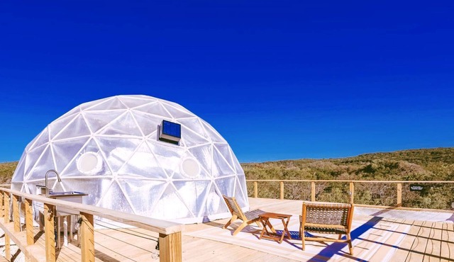 Fully-Equipped Luxury Dome Rental for 4 in Burnet, Texas