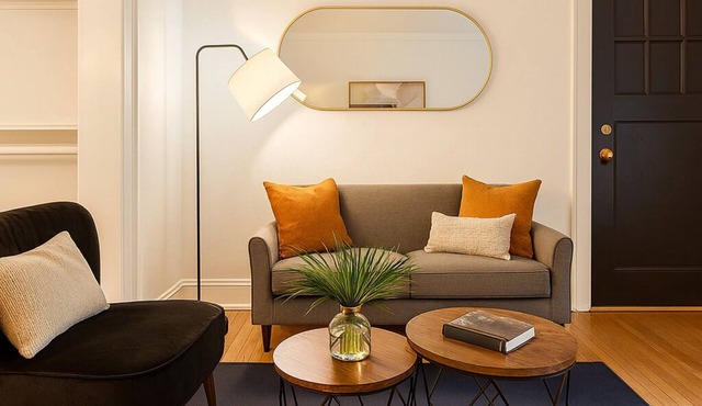 Fully equipped studio with fast WiFi and a dedicated workspace