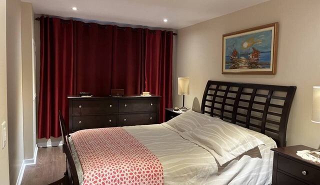 Fully furnished apartment witl all amenities.Cozy and quite .