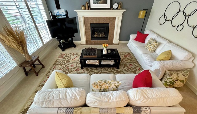 Fully furnished elegant suburban house with desirable amenities and location.