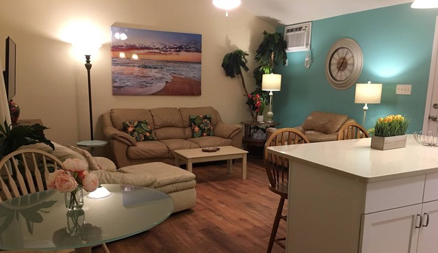 Fully furnished spacious cabin in rural neighborhood.