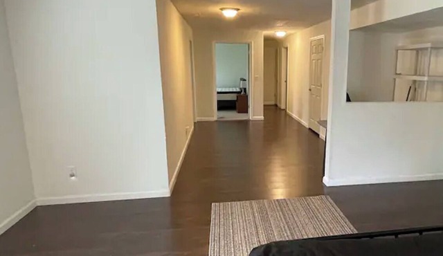 Fully furnished walkout basement apartment with 2 bedrooms, 1 bathroom, kitchen.