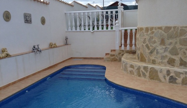 Fully licensed 3 bedroom 2 bathroom detached villa with private pool .