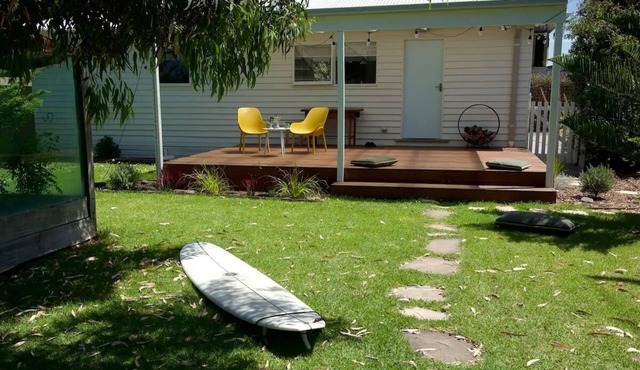 Fully private Sunderland Bay Beach Shack meters from the surf and nature walks.