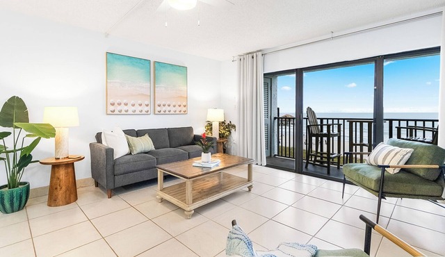 Fully Renovated Beachfront Penthouse with Breathtaking Ocean Views