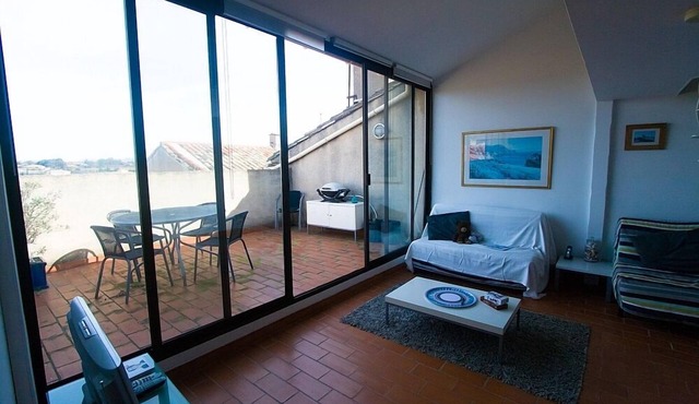 Fully renovated chapel with sunny patio overlooking vineyards