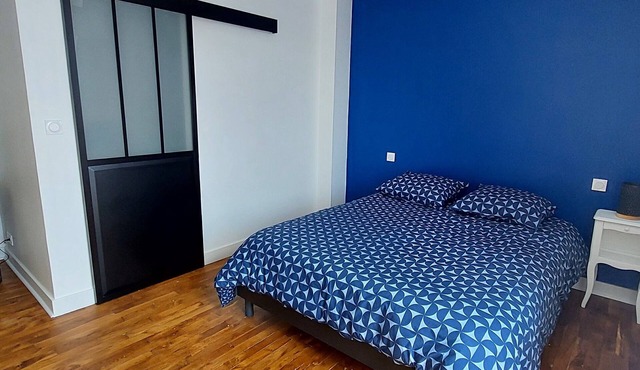 Fully renovated family home in the center of Kervignac. 15 minutes from the beaches.