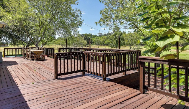 Fulshear Vacation Rental w/Guest House & Deck!