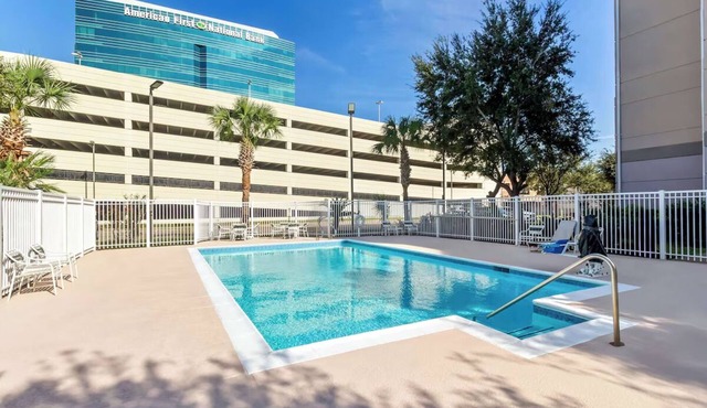 Fun and Relaxation Await in Chic Houston Room with Pool Near Memorial City Mall
