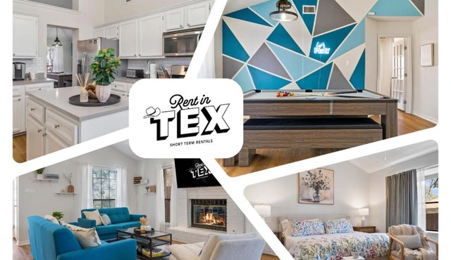 Fun and Stylish Stay with Pool Table and Fire Pit!