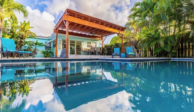 Fun Family-Friendly Poolside Escape Near Beach