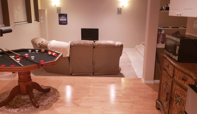 Fun Furnished Basement in beautiful Castle Pines, CO