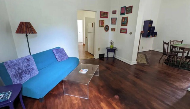 Funky, Fido-friendly flat near downtown Ishpeming.