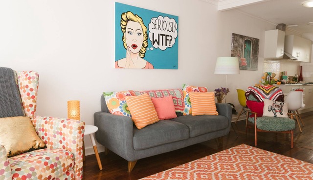 FUNKY TWO BEDS Cozy: Quirky: Comfy. Come stay!